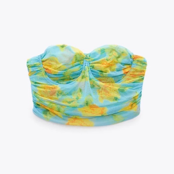 Zara Tops - Zara mesh corset/top